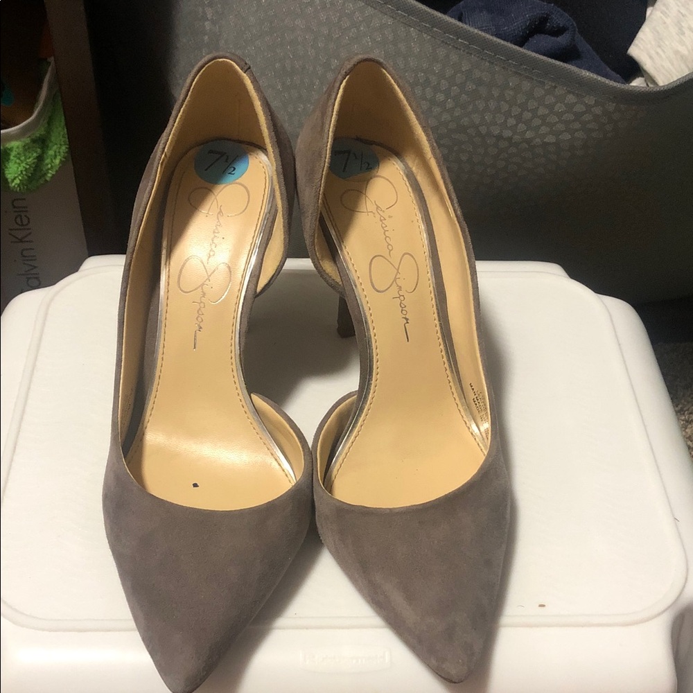 Jessica Simpson Taupe Women's Heels